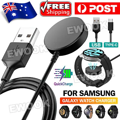 USB Charger Dock Cable Type C For Samsung Galaxy Watch 6 4 5 Pro 45 42 40 44 46 • $8.45