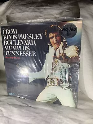 Elvis Presley-From Elvis Presley Boulevard-SEALED-HQ-180-Gold Vinyl-RARE-F.ELVIS • $90