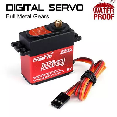 1x 25KG Digital Servo Full Metal Gear High Torque Waterproof For RC Car Crawler • $15.99