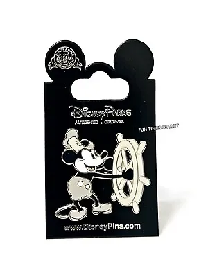 Disney Parks Mickey Mouse Steamboat Willie Collectible Trading Pin Authentic New • $9.95