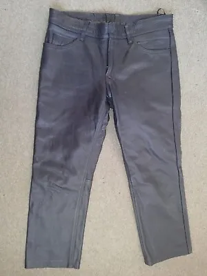 Skintan Leather Motorcycle Jeans 38 (New Without Tags-read Ad)  • £21