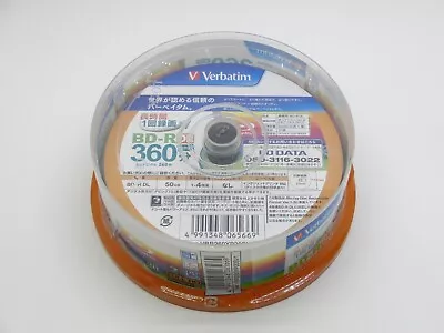 Verbatim VBR260YP20SV1 Blank Blu-ray Disc BD-R DL 50GB 20 Disc New Free Shipping • $42.12