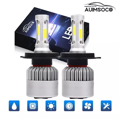 H4 HB2 9003 LED Headlight Kit White Hi/Low Beam Bulbs For Honda Civic 1992-2003 • $24.99