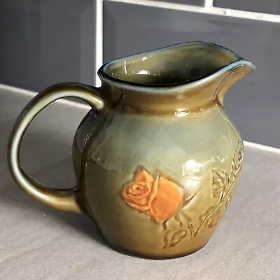 Vintage Wade Irish Porcelain Jug.  Made In Ireland. Rose Design. 11cm Tall. • £7.50