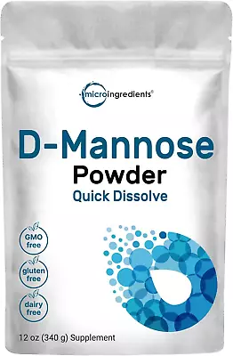 Organic D Mannose Powder 8.8 Ounce (250 Grams) Maximum Strength To Powerfully  • $84.56