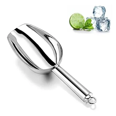 Homikit 3oz Mini Stainless Steel Ice Scoop Small Metal Utility Food Candy Flo... • $10.05