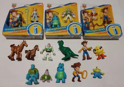 Lot Of 17 Mattel Imaginext Disney Toy Story & Monsters Inc. Figures Woody Buzz • $19.99