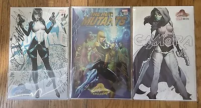 J. Scott Campbell Domino #1 Signed New Mutants Dead Souls #1 Signed Gamora #1 • $74.99