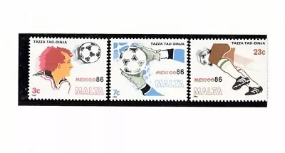 Malta Stamps - Complete Set 1986 World Cup On A Souvenir Card - Mint NH • £0.99