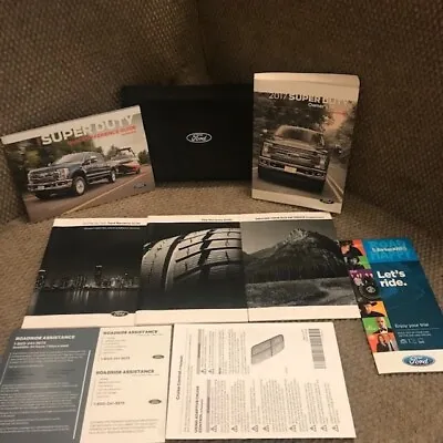 2017 Ford SuperDuty Diesel F250 F350 Owners Manual With Warranty Book And Case • $49.99