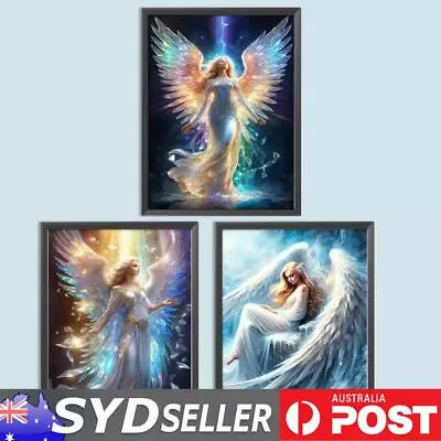 5D DIY Full Round Drill Diamond Painting Winged Angel Kit Home Decor Art Craft • $11.29