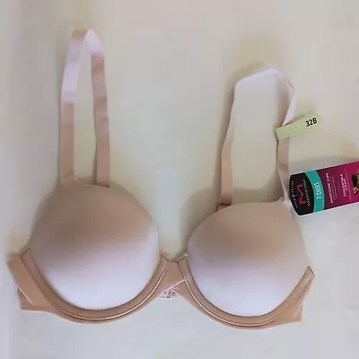 Maidenform One Fabulous Fit Underwire T-Shirt Bra DM7543 Sandshell Size 32B • $16