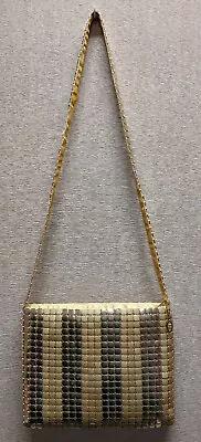 Vintage MarloHandbags And Accessories CrossBody Bag Gold & Rose Goldtone Metal.  • $46.22