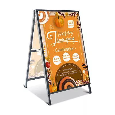 Custom A Frame Sign Sidewalk Sign For Business Sandwich Board 24x36 • $69.99