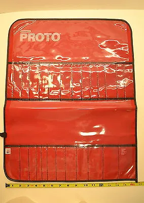 NEW STANLEY PROTO J25TR21C 26 Pocket Tool Roll USA MADE WR.12c.A.2 • $10.30