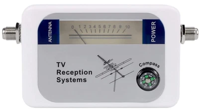 £28.95 • Buy DVB T Finder Digital TV Antenna Signal Strength Meter + Adapter F Type Pack Of 2