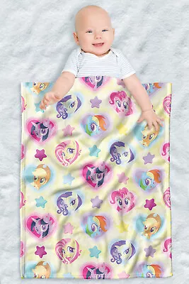 My Little Pony Blanket 30 X40  Heads And Hearts Ultrasoft Fleece • $27.99