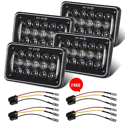 Dot Approved 4x6  LED Headlights Hi/Lo Beam Replace H4651 H4652 H4656 H6545 Lamp • $99.99