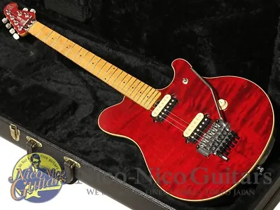 MUSIC MAN 1991 EVH Signature Trans Red Used Electric Guitar With Hard Case • $6459.99