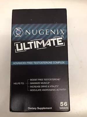 Nugenix Ultimate Advanced Free Testro Supplement 56 Tablets Exp 5/25 And UP • $25