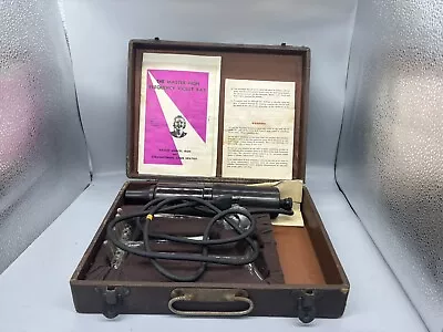 Antique Plasma Master Violet Ray High Frequency Unit With Sales Note And Letter • $125