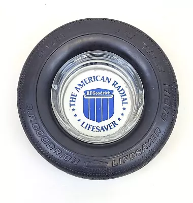 Vintage B.F. Goodrich The American Radial Lifesaver Tire Ashtray ~ T375 • $29.95