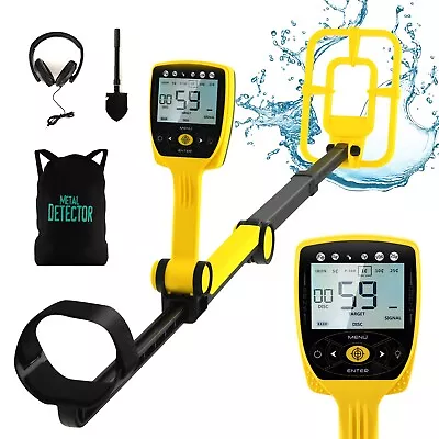 Professional Metal Detector Foldable Waterproof Gold Silver Detector High Accura • £89.95