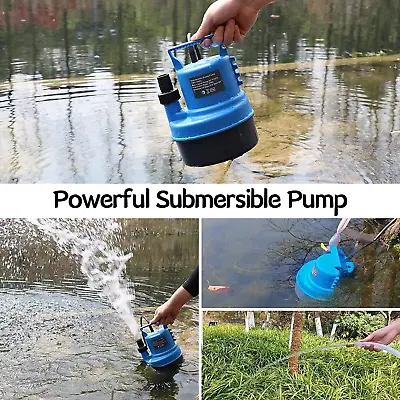 1/2HP Small Water Pump 2200GPH Submersible Sump Pump For Basements Garden Pond P • $69.75