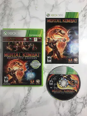 Mortal Kombat Komplete Edition Platinum Hits  Xbox 360 • $24.99