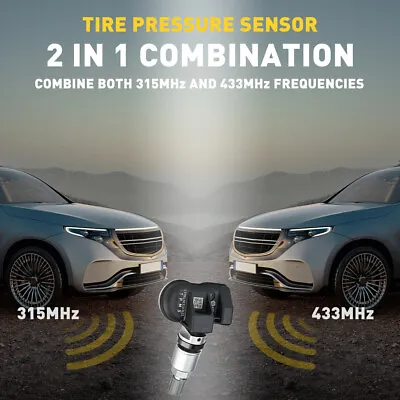 New Sensor 315MHz & 433MHz Programmable TPMS Universal Tire Pressure Sensor • $23.09