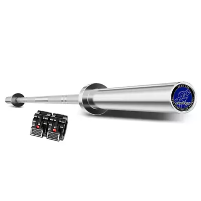 CORTEX ZEUS100 7ft 20kg Olympic Competition Barbell With Lockjaw Collars • $375.85