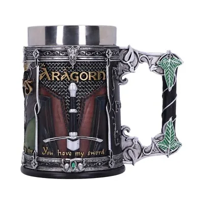 Lord Of The Rings The Fellowship Tankard Nemesis Now Official Aragorn Gimli Mug • £69.99