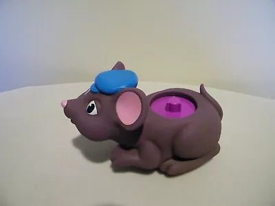 Vintage Hasbro Glo Worm Friend Purple COUNTRY MOUSE • $11.50
