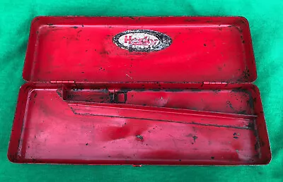 Vintage Husky 3/8 Inch Drive Socket Set Tool Box With Husky Sticker & No Tools • $19.99