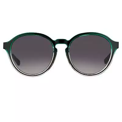 Kris Van Assche Men's Sunglasses Round Green And Grey KVA79C3SUN • £97.99