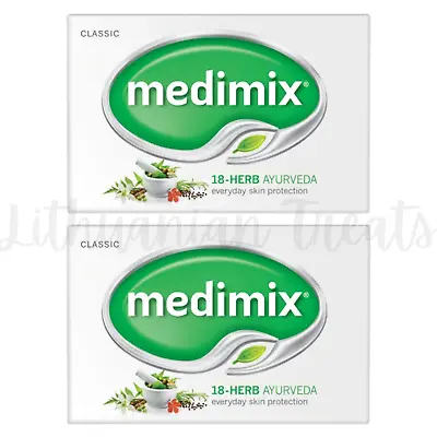 2 X Medimix Ayurvedic Soap Bar Natural Herbal 75g 2.65oz • $12.03