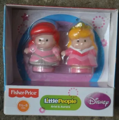 Fisher Price - Little People – Disney – Ariel And Aurora • $39.95