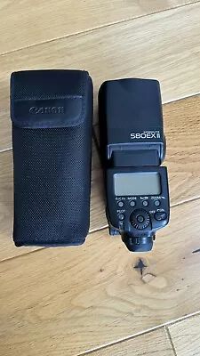 Canon Speedlite 580EX II Flash Unit With Bag • £50