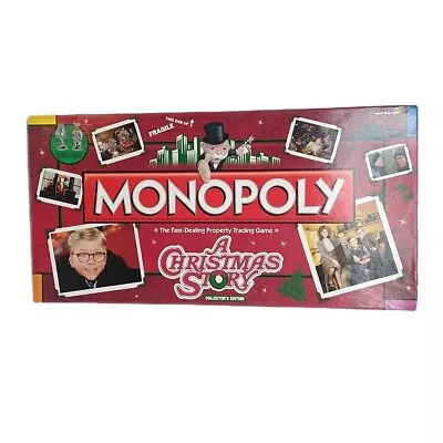 Monopoly A Christmas Story Collectors Edition Board Game 2009 *Missing 2 Houses* • $18