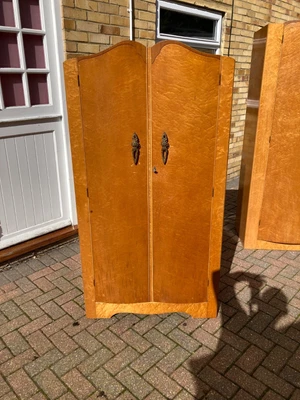 £112.63 • Buy ART DECO 1960's Small Wardrobe - PLEASE STUDY ALL PICS AND READ LISTING