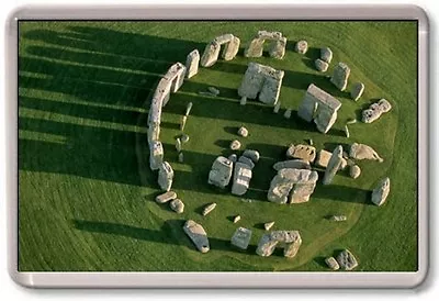 FRIDGE MAGNET - STONEHENGE - Large - UK England London (Aerial) • £1.55