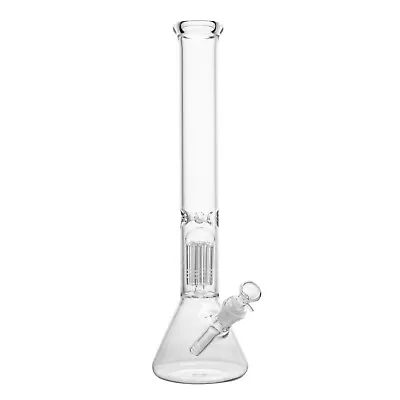 $44.99 • Buy 16 Inch Big Heavy Tree Perc Glass Bong Quality Tobacco Smoking Water Pipe Hookah