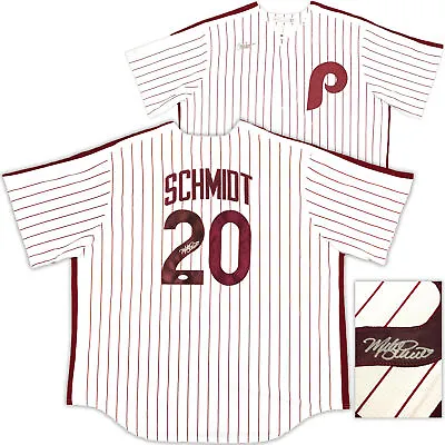 Phillies Mike Schmidt Autographed Nike Cooperstown Jersey Size Xxl Jsa 224684 • $349