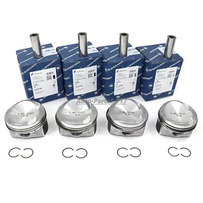 4x KS Pistons & Rings 82.5mm Φ21mm For AUDI A3 A4 A5 TT VW Golf Passat CC 1.8TSI • $172.60