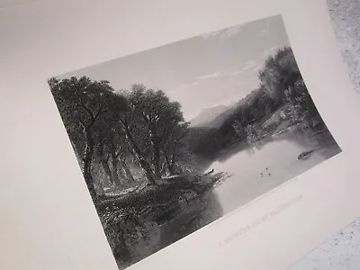 RARE 1864 Mount Washington NH Print New Hampshire R Hinshelwood Appleton • $30