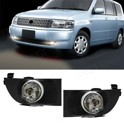 $48.94 • Buy For Toyota Probox 2003 Front Bumper Fog Light Lamp W/ Bulbs Cables