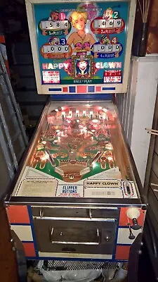 Vintage 1964 Rare Gottlieb Pinball Machine Happy Clown 4-player Chicago • $3500