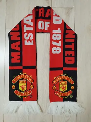 Manchester United FAN Football Vintage Scarf • $19.50