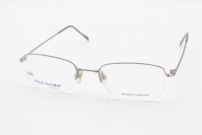 FLEXON Select By Marchon 1126 Satin Chrome 49-19-140 Half Rimless Frames J140 • $124.99