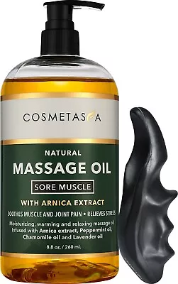 Cosmetasa Sore Muscle Massage Oil With Deep Tissue Massager - Thumb Saver 8.8 • $16.45